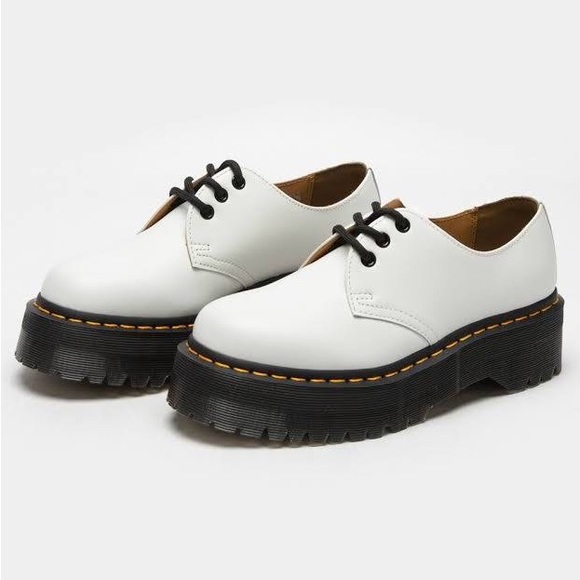 Dr. Martens Shoes - Dr. Martens 1461 Quad Smooth Leather Platform Oxford